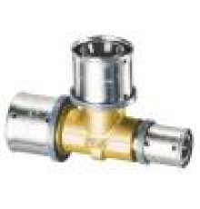 Тройник пресс редукционный FAR латунный 20х2.5 - 16х2.0 - 16х2.0 мм 4911 2008