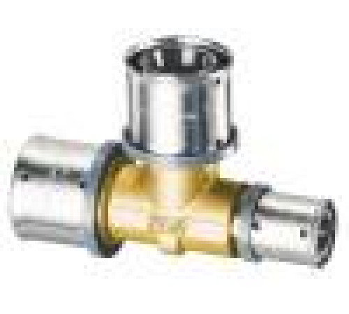 Тройник пресс редукционный FAR латунный 20х2.5 - 16х2.0 - 16х2.0 мм 4911 2008