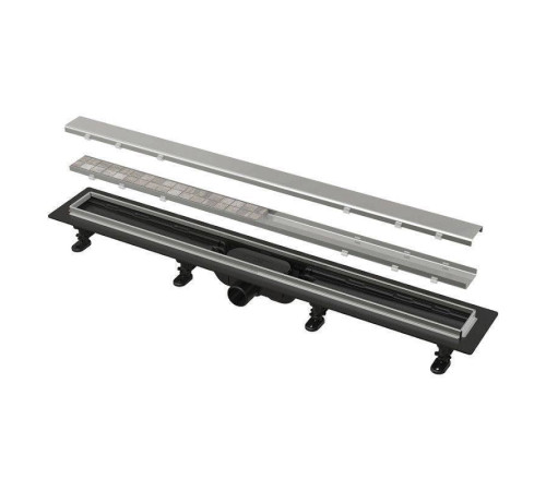 Душевой лоток Alca APZ20 Fit and Go 550 мм с порогами и двухсторонней решеткой APZ20-550