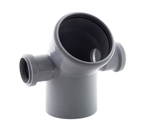 Отвод канализационный РТП 110/50 мм 45° левый/правый НС-1154153