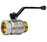 Кран шаровой латунный LD Pride 47.15.B-Н.Р Ду 15 Ру 40 вн-нр рычаг 47.15.B-Н.Р