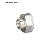 Переходник LD 1x3/4 НВ латунь никелированная LD.67.509.25х20