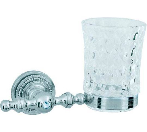 Стакан подвесной Boheme Brillante 7.5х10.5х7.5 см хром 10433