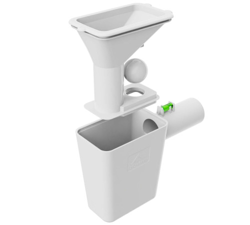 Воронка капельная Fachmann с индикатором наклона и сухим затвором 01.065