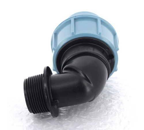 Угол обжимной для труб ПНД Unidelta Deltone 40х1 1/4 наружная резьба 1008040005