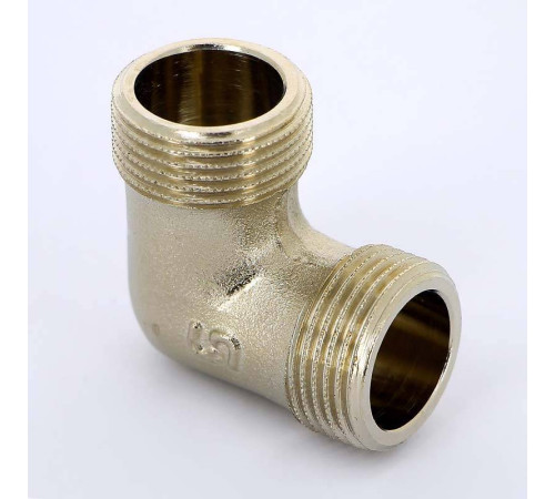 Угольник резьбовой Uni-Fitt 3/4 Н-Н никелированный 613N3300