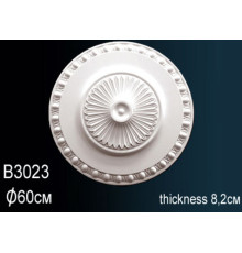 Розетка потолочная Perfect полиуретановая с орнаментом 510 мм B3023