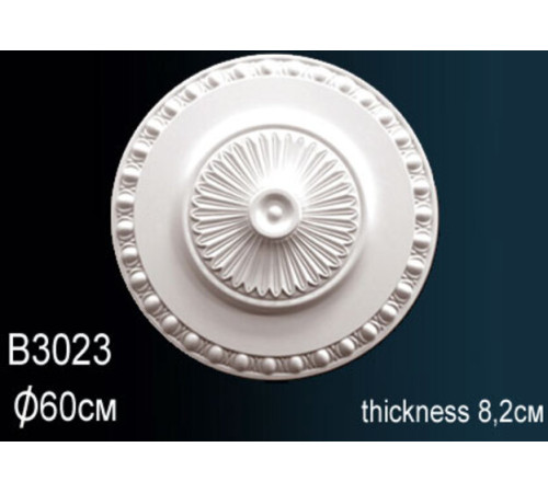 Розетка потолочная Perfect полиуретановая с орнаментом 510 мм B3023