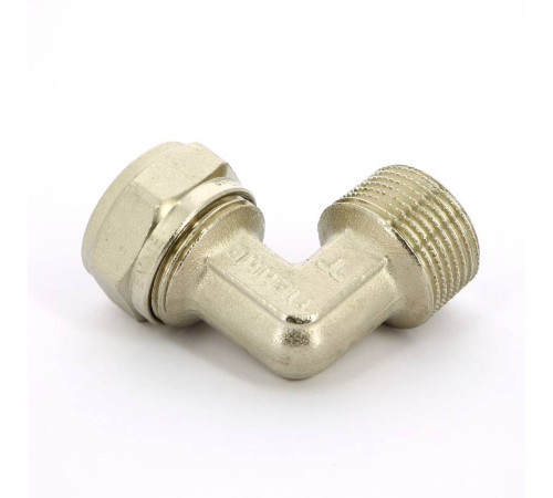 Угол обжимной никелированный Tiemme 20х3/4 наружная резьба 1600028