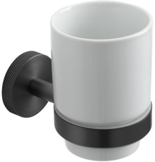 Стакан подвесной Allen Brau Priority 6.7x10.7x9.5 см графит браш 6.31002-MG