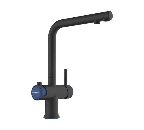 Смеситель для кухни Omoikiri Hotaru с подключением фильтра графит/Indigo Blue 4994499