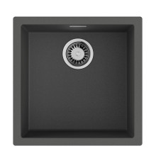 Кухонная мойка Omoikiri Yamakawa 45T-U/I-PL Tetogranit 45.6 x 45.6 см платина 4993312