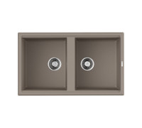 Кухонная мойка Omoikiri Tedori 86-2-SA 86x51 см бежевый 4993926