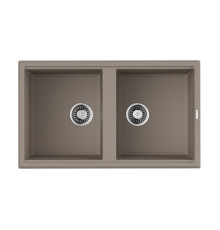 Кухонная мойка Omoikiri Tedori 86-2-SA 86x51 см бежевый 4993926