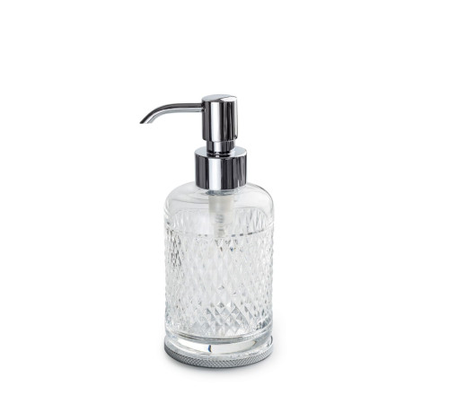 Дозатор для жидкого мыла настольный Boheme Aura хром 10250-CR