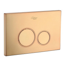 Панель смыва Boheme для инсталляции Geberit золото 658