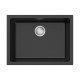 Кухонная мойка Omoikiri Okinoshima 61-U/I-BL Natceramic 61x46 см черный 4997063