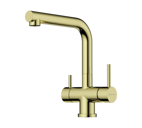 Смеситель для кухни Omoikiri Takamatsu-LG под фильтр светлое золото 4994477