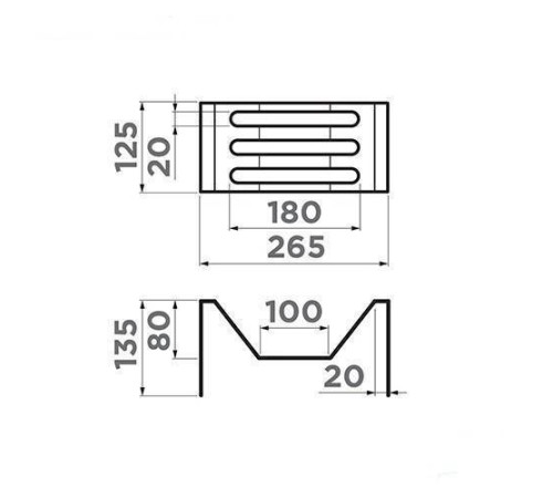 Подставка-сушка для тарелок Omoikiri FG-02-LG светлое золото 4999115