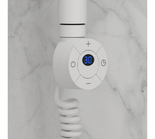 Полотенцесушитель электрический Стилье Формат 12 55.8x66.5 см белый 30512-6050