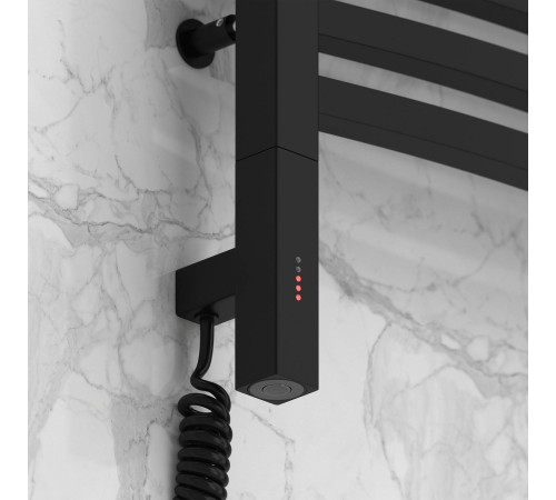 Полотенцесушитель электрический Сунержа Аркус 3.0 530x1120 мм левое подключение матовый черный 31-5704-1050