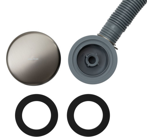 Слив-перелив для ванны Allen Brau Priority графит браш 5.31027-MG