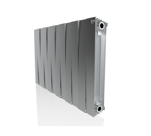 Радиатор биметаллический Royal Thermo PianoForte 500 Silver Satin 12 секций НС-1176336