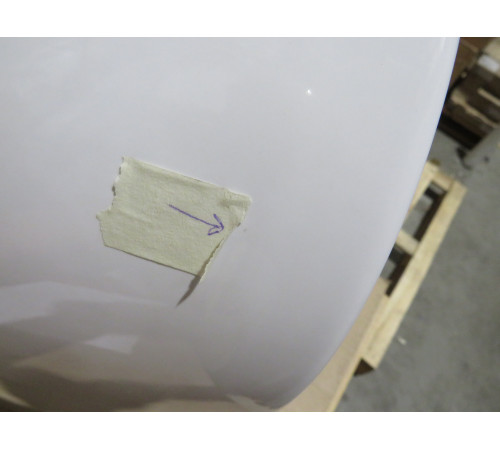 Биде подвесное GSI Pura 500x360 мм с отверстием под смеситель и переливом 8864111