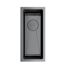 Кухонная мойка Omoikiri Taki 20-U/IF-GM 20x44 см вороненая сталь 4973105