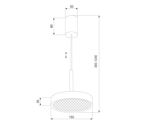 Подвесной светильник Plate 50260 LED
