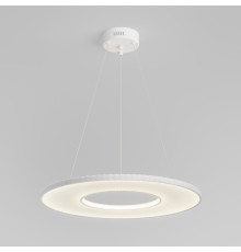 Подвесной светодиодный светильник с абажуром из ткани 101001 LED белый