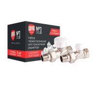 Набор термостатический для радиатора прямой Royal Thermo 1/2 M30x1.5 НС-1442893