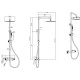 Душевая стойка Allen Brau Fantasy с термостатом и верхним душем 30 см хром 5.11001-00