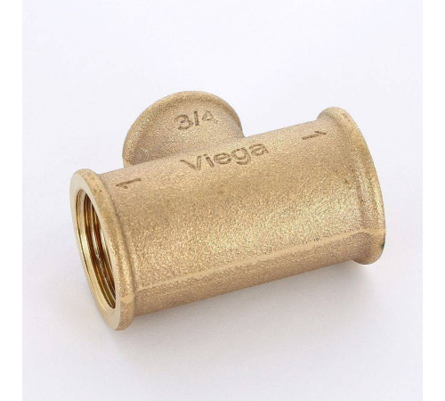 Тройник бронзовый Viega 1x3/4x1 ВР 264420