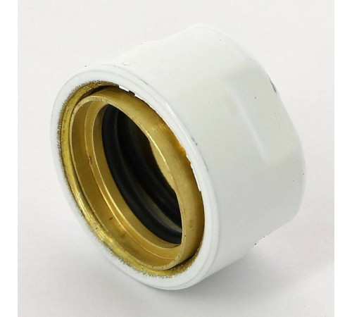 Соединитель для медной трубы Carlo Poletti 18 мм белый A58411E