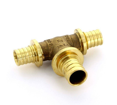 Тройник надвижной REHAU RAUTITAN RX 16х20х16 мм бронза 1377747