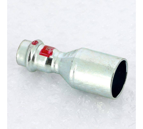 Муфта-вставка пресс из оцинкованной стали Viega Prestabo 28х15 мм 558529