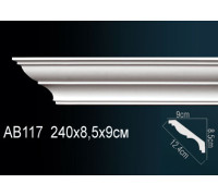 Карниз потолочный полиуретановый Perfect 75x75x2000 мм AB117