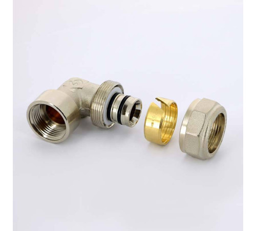 Угольник обжимной Uni-Fitt никелированный 26х3/4 ВР 664N8300