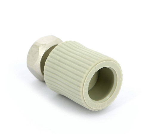 Муфта полипропиленовая FV-Plast с накидной гайкой и вварным патрубком 20x1/2 223020