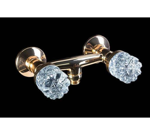 Смеситель для душа Boheme Crystal золото 294-CRST