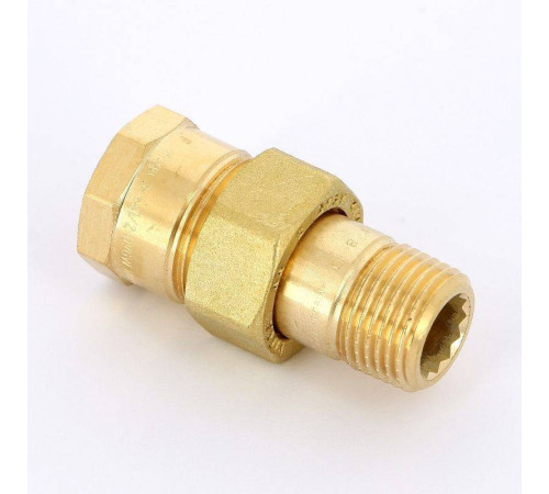 Разъемное соединение Viega модель 3331 бронза ВР/НР 1/2 плоское уплотнение 271374