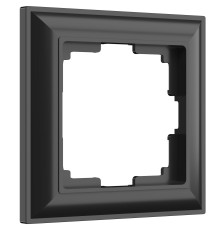 Рамка из поликарбоната на 1 пост Fiore черный W0012208