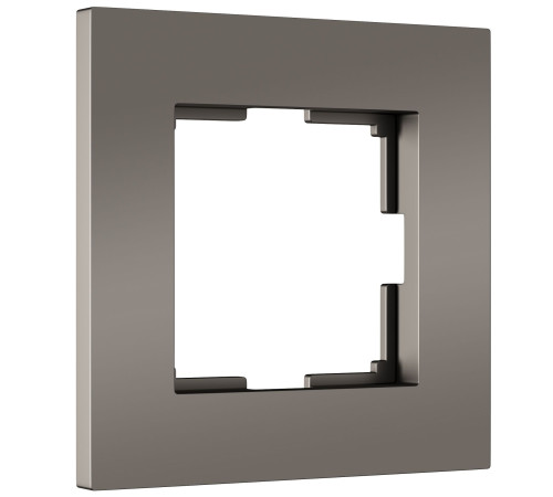 Рамка из поликарбоната на 1 пост Slab бронза софт W0012963