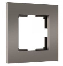 Рамка из поликарбоната на 1 пост Slab бронза софт W0012963