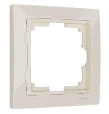 Рамка из поликарбоната на 1 пост Snabb Basic слоновая кость W0012003