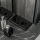 Рамка из поликарбоната на 2 поста Stark черный W0021808