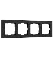 Рамка из поликарбоната на 4 поста Hammer черный W0042408