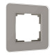 Рамка из стекла на 1 пост Elite дымчатый W0012417