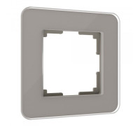 Рамка из стекла на 1 пост Elite дымчатый W0012417